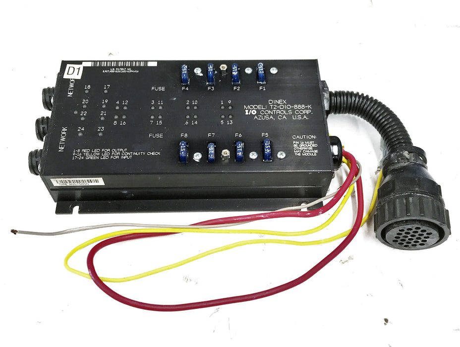 Dinex In/Out Module Assembly T2-D1O-888-K NOS
