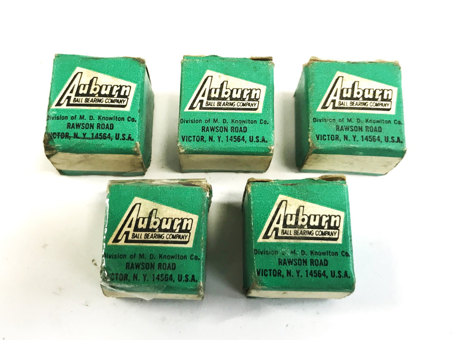 Auburn Thrust Ball Bearing 0013-T-114 [Lot of 5] NOS