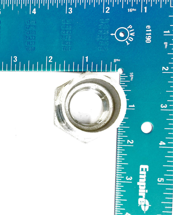 Stainless Steel 1-1/4" Male x 3/4" Female Thread Reducer 304 [Lot of 3] NOS