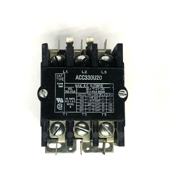 Crouse-Hinds Arrow Hart 110-120Volt 50/60HZ Magnetic Contactor ACC330UM20 NOS