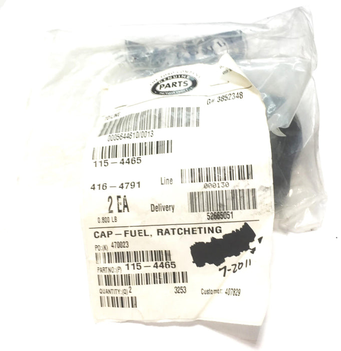 Toro OEM Ratcheting Tethered Fuel Cap 115-4465 NOS