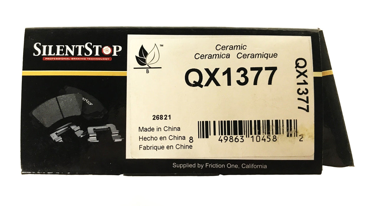 Silent Stop Semi-Metallic Brake Pad Kit QX1377 NOS