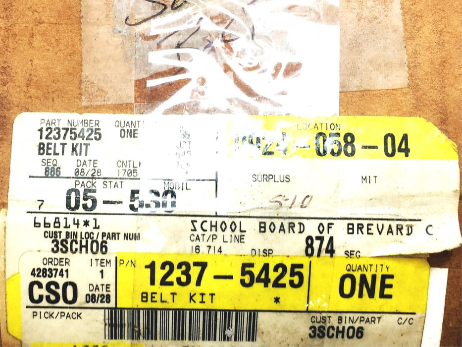 GM Rear Belt Kit 12375425 NOS