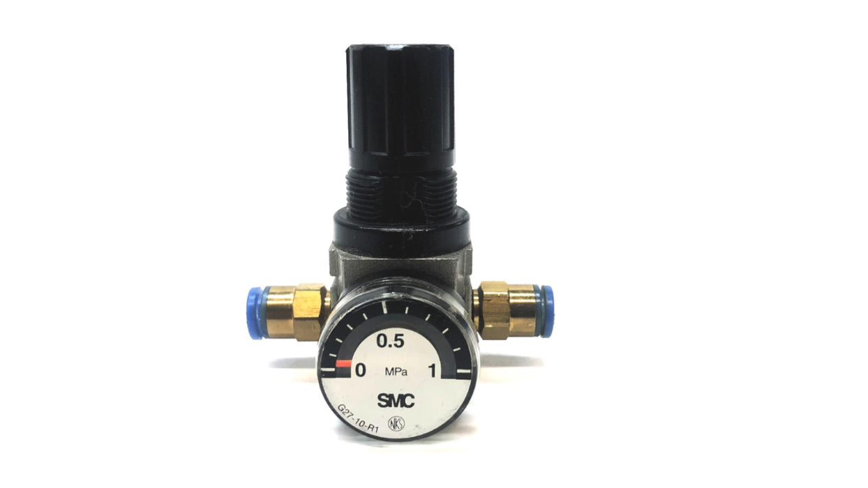 SMC Pressure Regulator W/ Gauge AR1000-M5 USED
