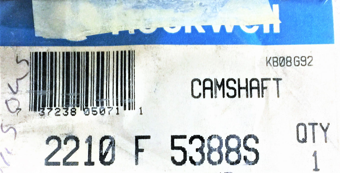 ROCKWELL Left-Handed Camshaft 2210F5388S NOS