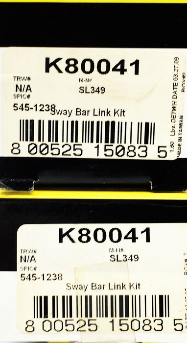 Mechanic's Choice Chassis Parts Stabilizer Bar Link K80041 [Lot of 2] NOS