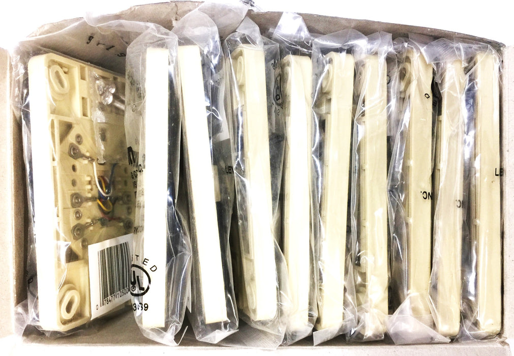 Leviton 630A 6-Conductor Screw Terminal Wall Jack Pack (10pcs) 40216-I NOS