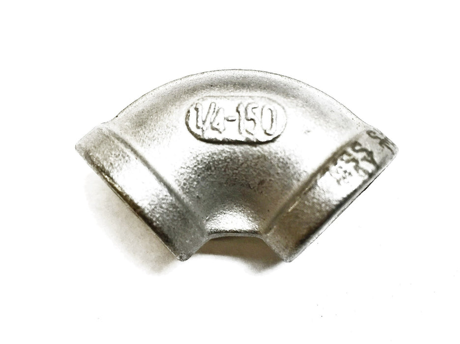 Stainless Steel Elbow 1/4" 150PSI T-304 [Lot of 9] NOS