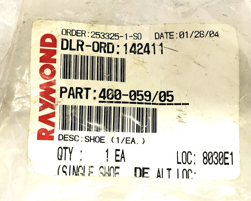 Raymond Brake Shoe 400-059/05 [Lot of 2] NOS