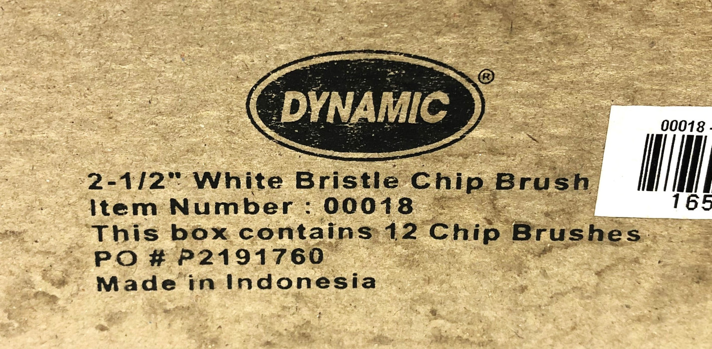 Dynamic 2-1/2 Inch Paint Brush 00018 [Lot of 4] NOS