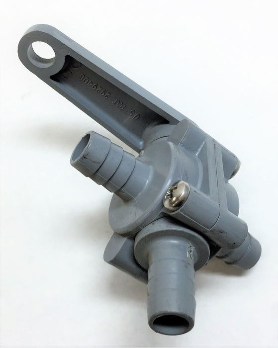 UNBRANDED 1/2" Three Way Ball Valve w/ Lever Handle 6805390 [Lot of 7] NOS