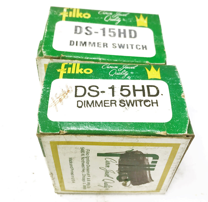 Filko Dimmer Switch DS-15HD [Lot of 2] NOS