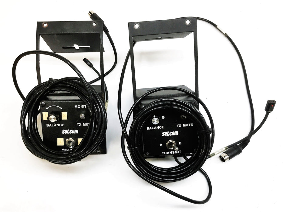 Setcom Remote Station and Bracket RS-930C [Lot of 2] USED