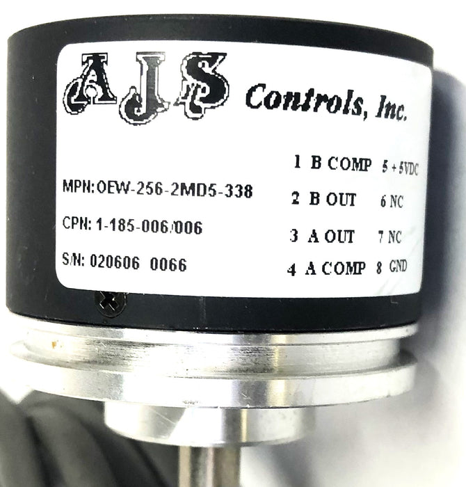 AJS Controls Inc Forklift Encoder Cat OEW-256-2MD5-338 NOS