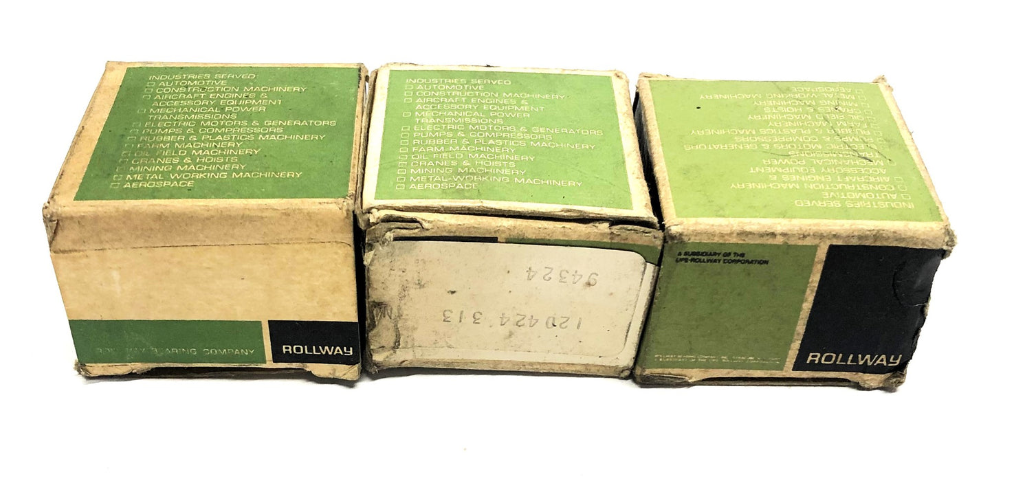 Rollway Needle Bearing Cage Assembly 94324 [Lot of 3] NOS