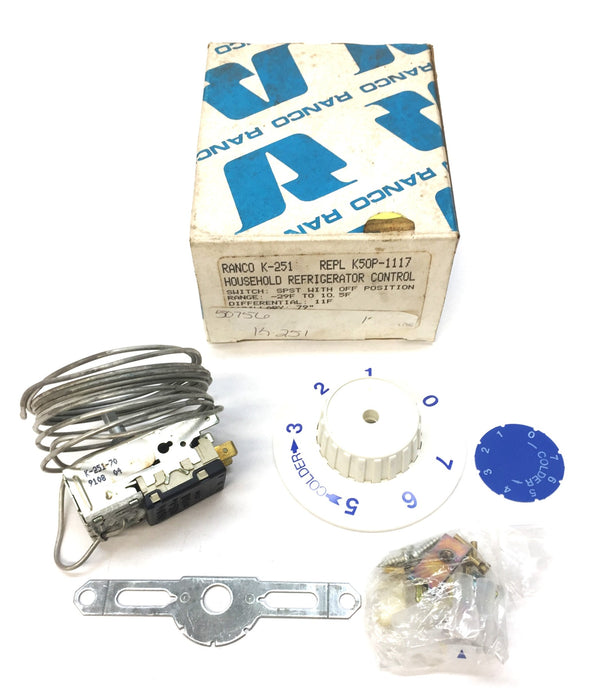 Ranco Household Refrigerator Control K-251 (K50P-1117) NOS