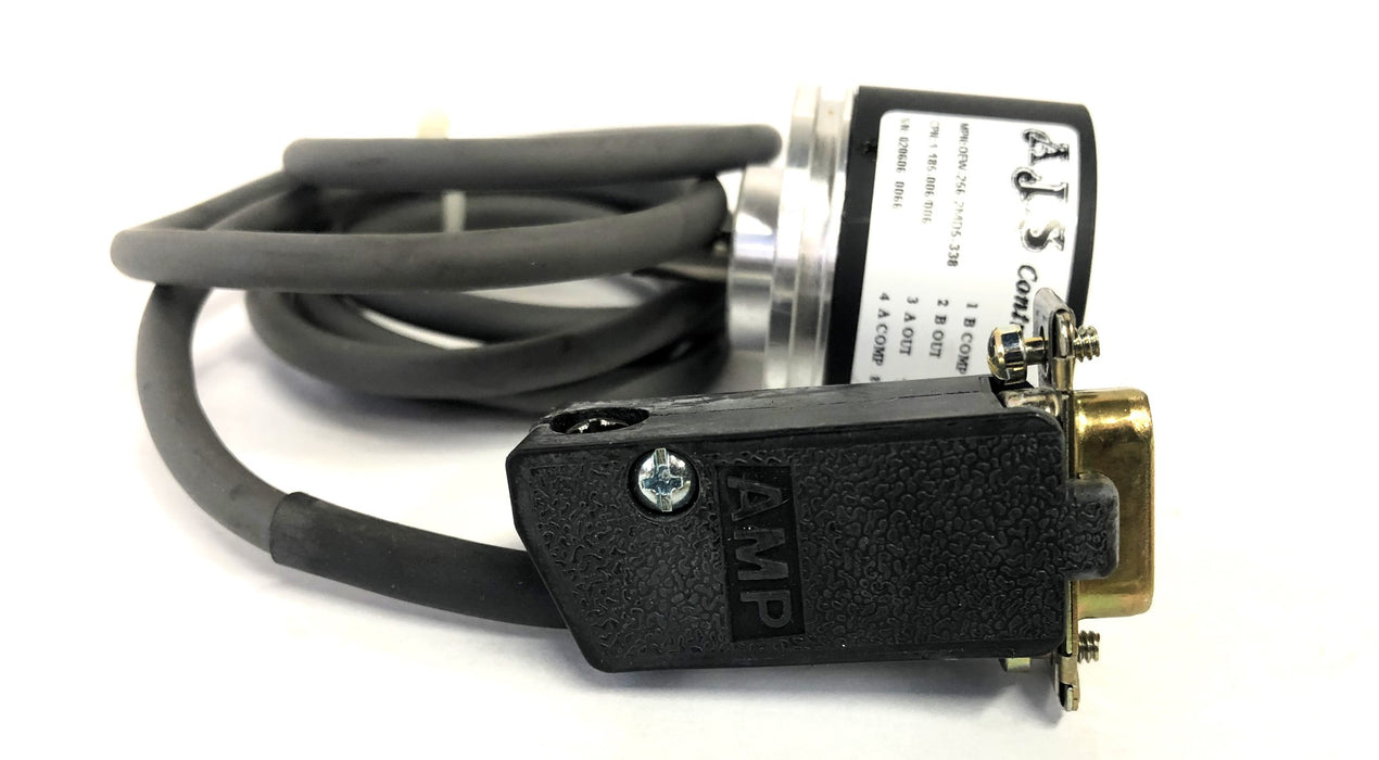 AJS Controls Inc Forklift Encoder Cat OEW-256-2MD5-338 NOS