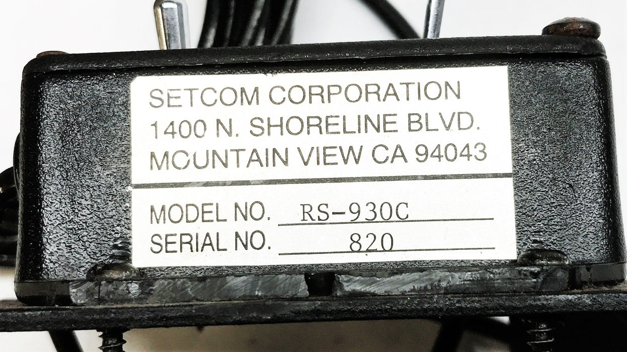 Setcom Remote Station and Bracket RS-930C [Lot of 2] USED