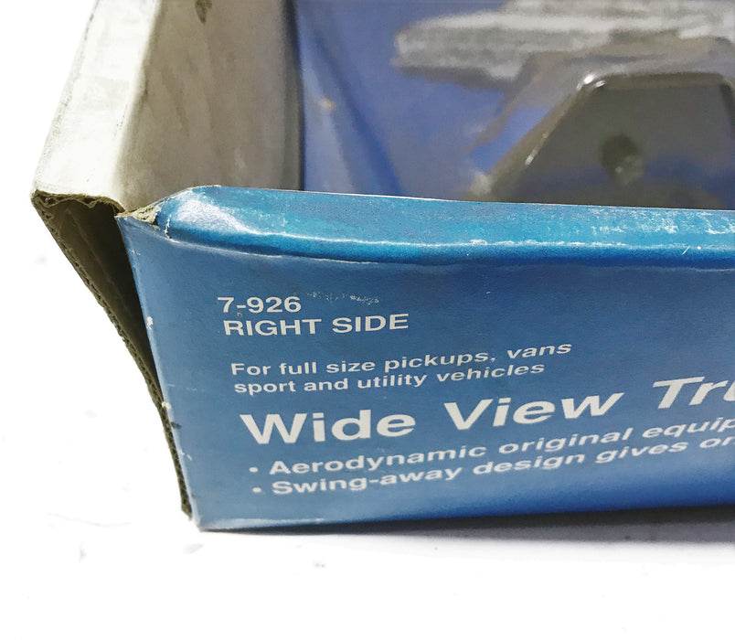 Champ RH Drivers Swing Away Universal Side Mirror 7-926 NOS