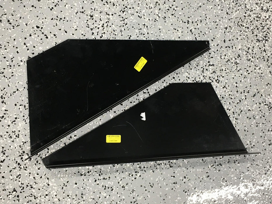 Unbranded Black Powder Coat Under Tailgate Spill Shield Pair 00021207-A NOS