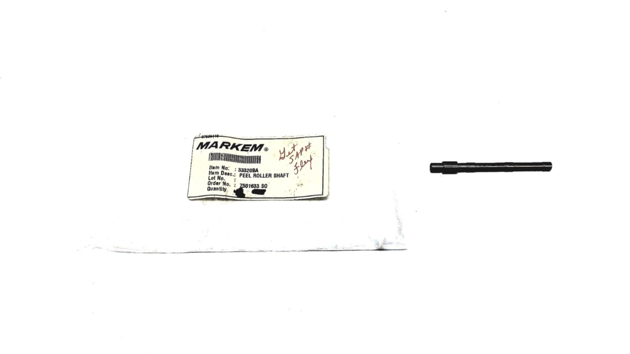 Markem Peel Roller Shaft 33320BA NOS