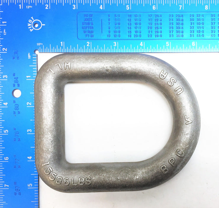 BPC 6" x 5" x 1" WLL D-Ring 15586LBS NOS