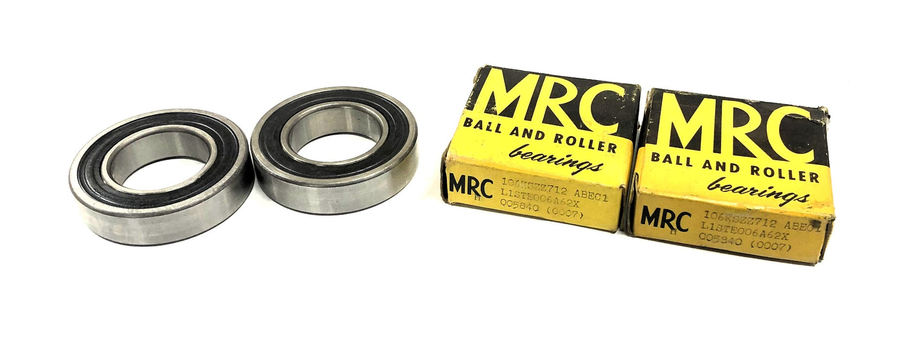 MRC Cylindrical Roller Bearing 106KSZZ712 ABEC1 [Lot of 2] NOS