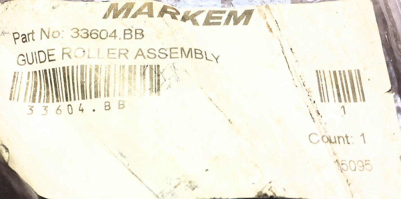 Markem Guide Roller Assembly 33604.BB NOS