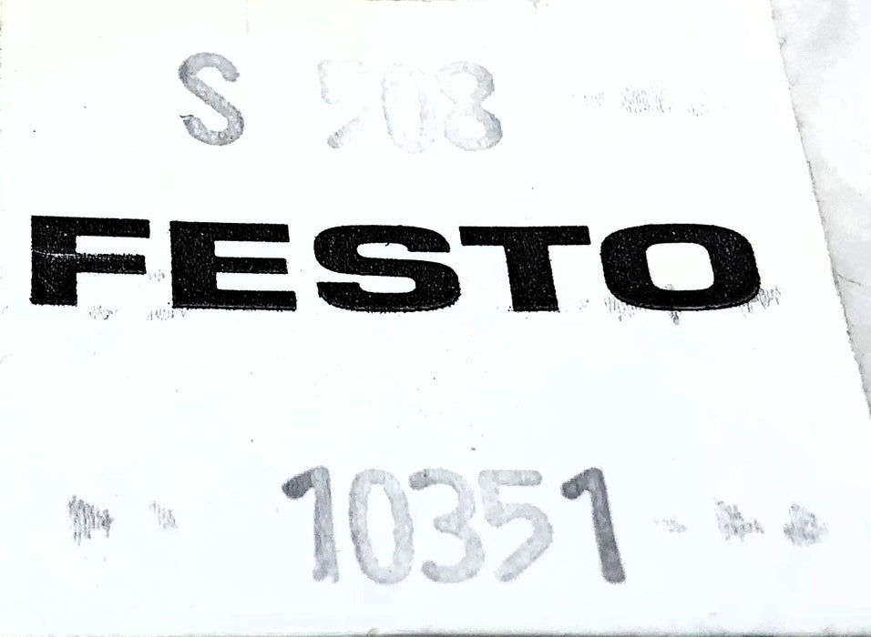 Festo Exhaust Air Flow Control Valve 10351 NOS