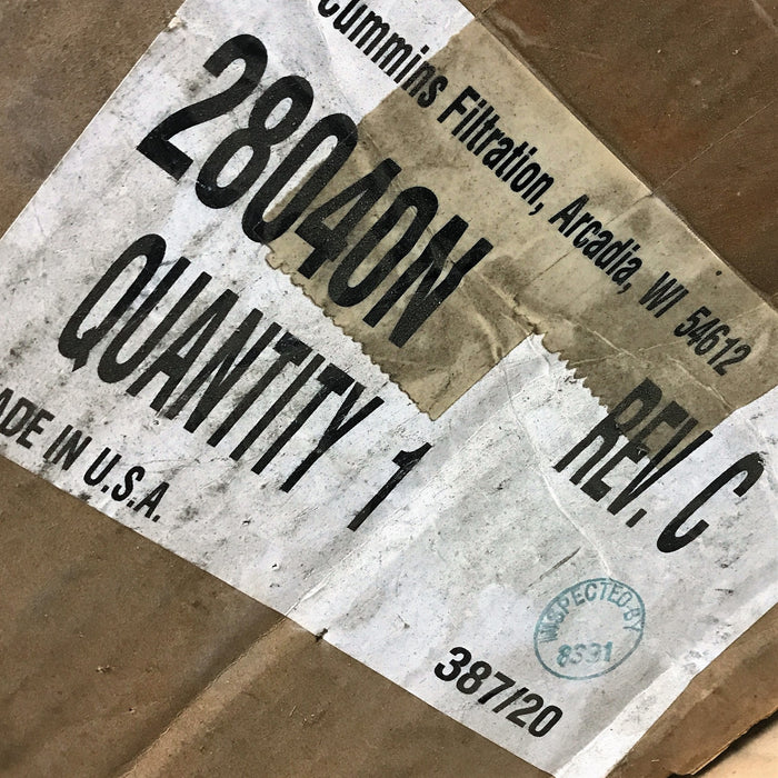 Cummins Filtration/Fleetguard Welded Muffler Assembly 28040N NOS