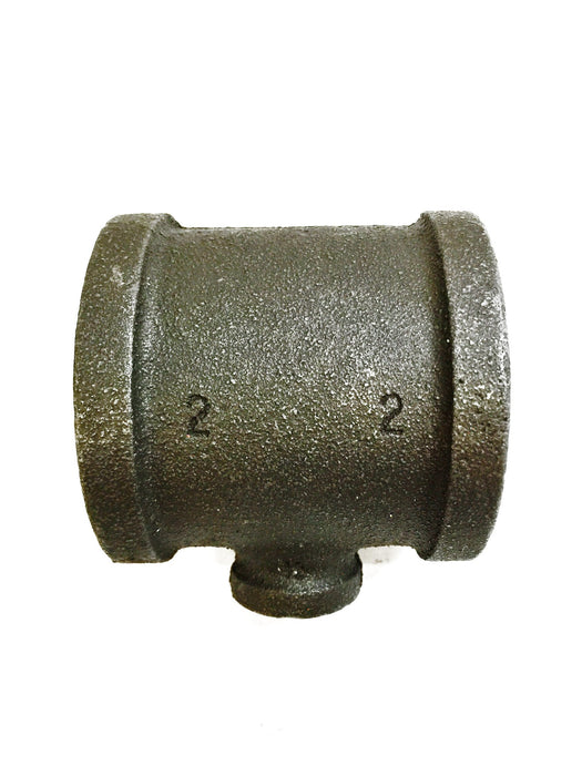 Grinnell Iron Pipe Reducing Tee Coupler 2 1/2" x 1/2" x 2 1/2" NOS
