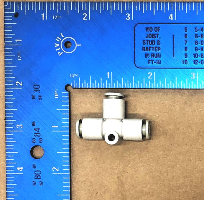 SMC Union Tee Fitting KQ2T06-00 [Lot of 8] NOS