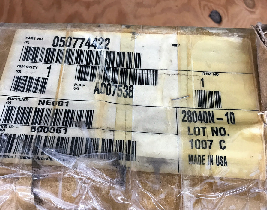 Cummins Filtration/Fleetguard Welded Muffler Assembly 28040N NOS