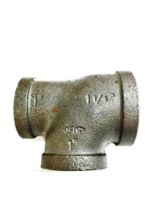 Anvil Iron Pipe Reducing Tee Coupler 1" x 1" x 1 1/4" NOS