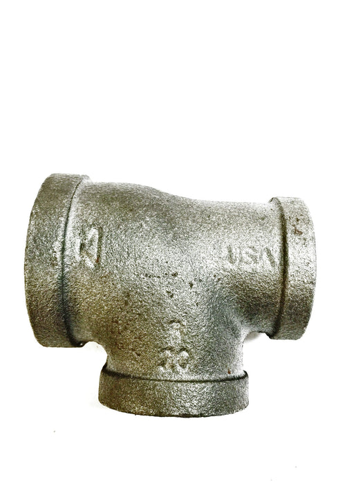 Anvil Iron Pipe Reducing Tee Coupler 1" x 1" x 1 1/4" NOS