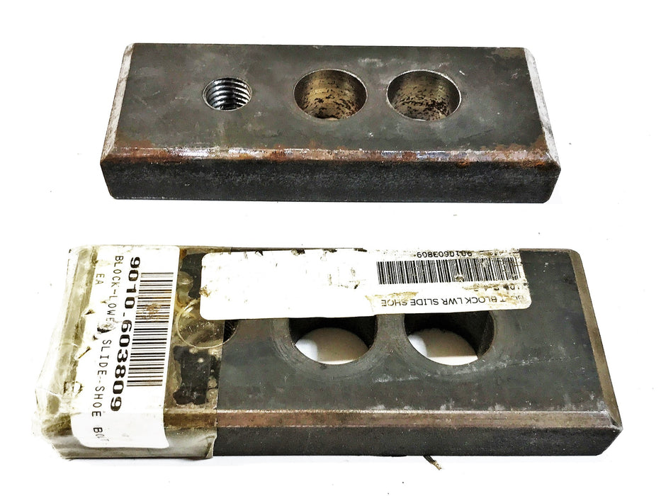 McNeillus Bolt Block Lower Slide Shoe 9010603809 [Lot of 2] NOS