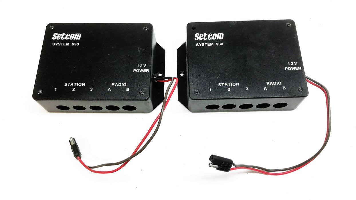 Setcom System 930 I/O Box MS-930 [Lot of 2] USED