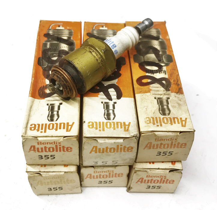 Autolite Spark Plug 355 [Lot of 7] NOS