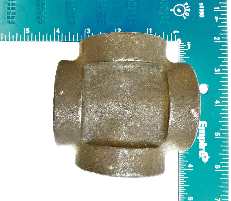 Iron Pipe 4-Way Coupler 1-1/2" x 1-1/2" x 1-1/2" x 1-1/2" NOS