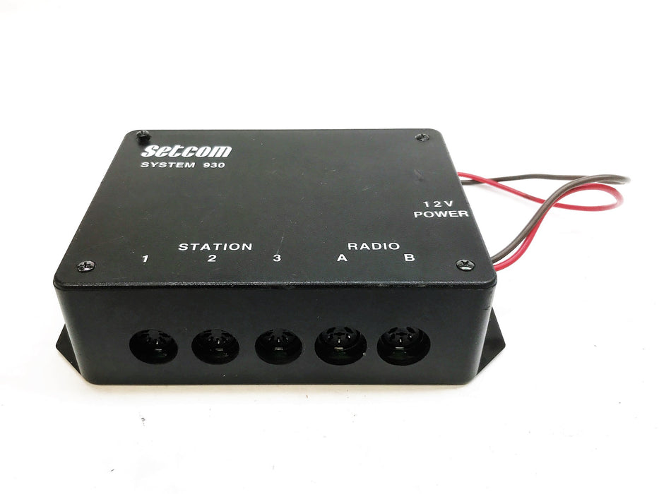 Setcom System 930 I/O Box MS-930 [Lot of 2] USED