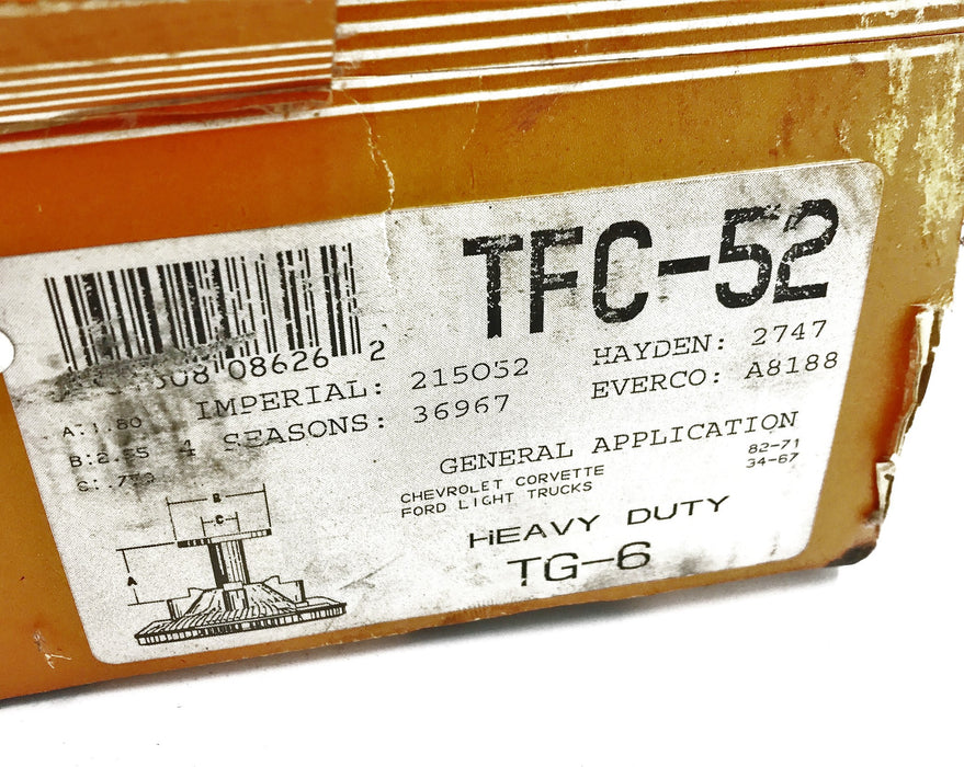 Amgauge "Temp Guard" Heavy Duty Fan Clutch TFC-52 NOS