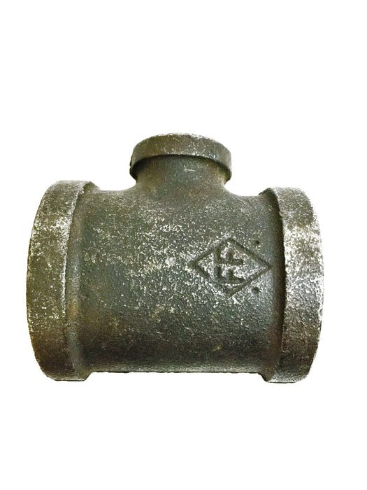 Iron Pipe Reducing Tee 1-1/2" x 1/2" x 1-1/2" NOS
