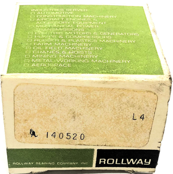 Rollway Needle Bearing Cage Assembly 140520 NOS