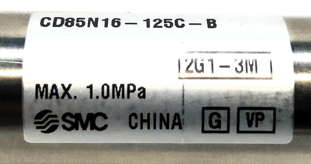 SMC Round Body Cylinder CD85N16-125C-B NOS