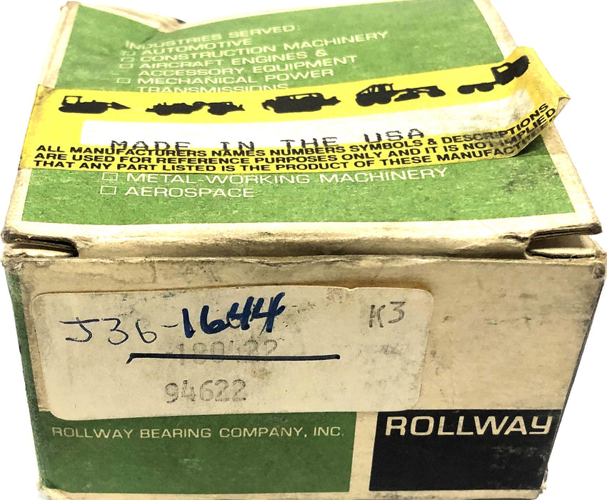 Rollway Needle Bearing Cage Assembly 180422 NOS