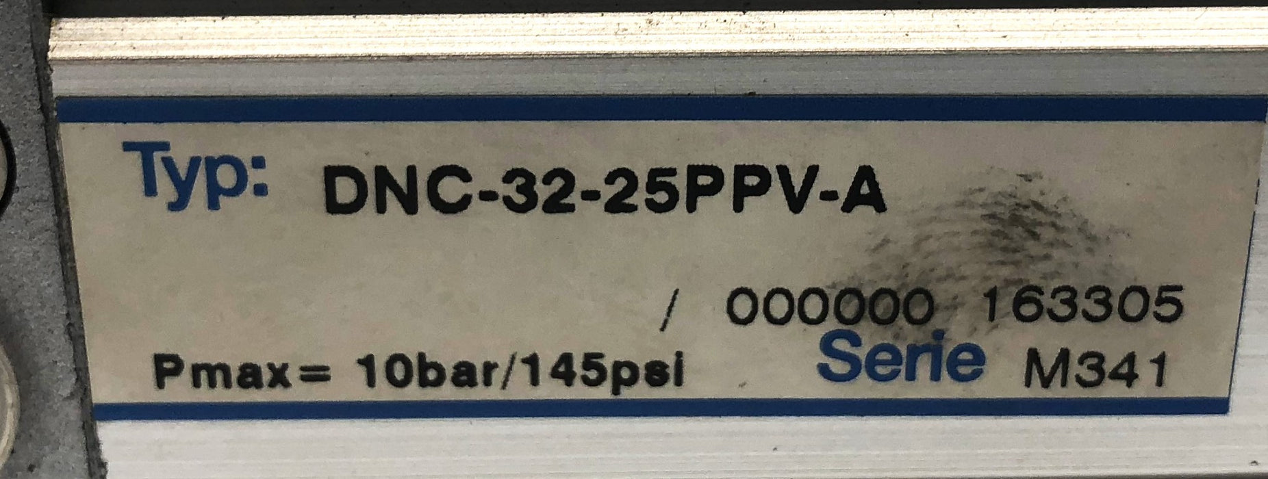 Unbranded Pneumatic Cylinder DNC-32-25PPV-A NOS