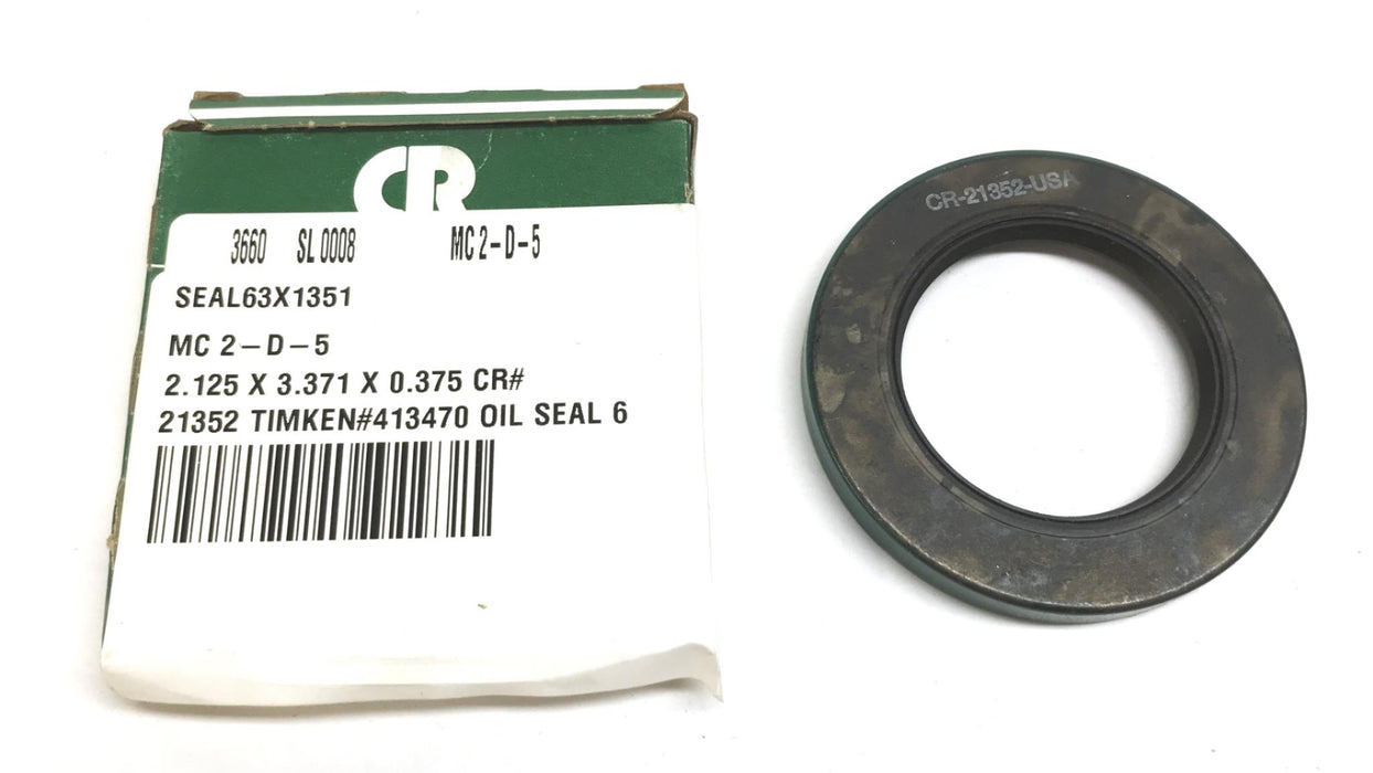 CR/Timken 3-3/8 inch Oil Seal 21352 [Lot of 3] NOS