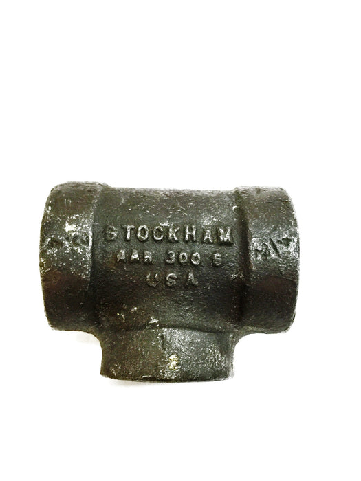 Stockham Reducing Tee Coupler 1" x 3/4" x 1" USED