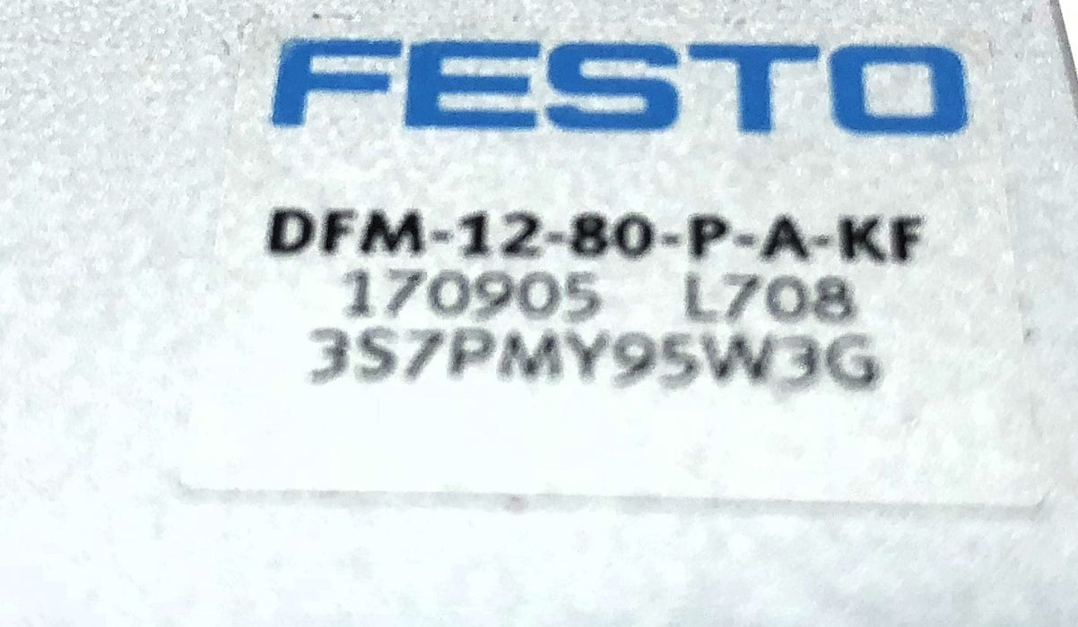Festo Pneumatic Guided Actuator DFM-12-80-P-A-KF NOS