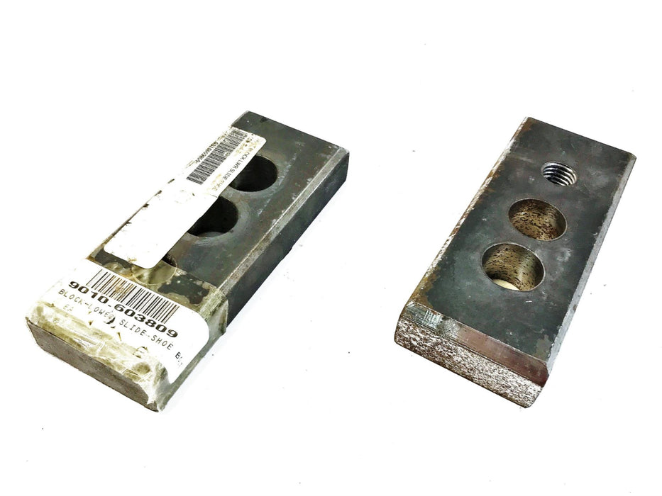 McNeillus Bolt Block Lower Slide Shoe 9010603809 [Lot of 2] NOS